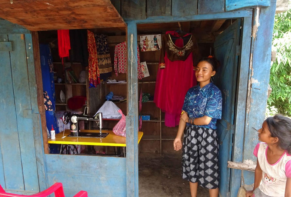 Report From Nepal: Ganga’s Tailoring Shop